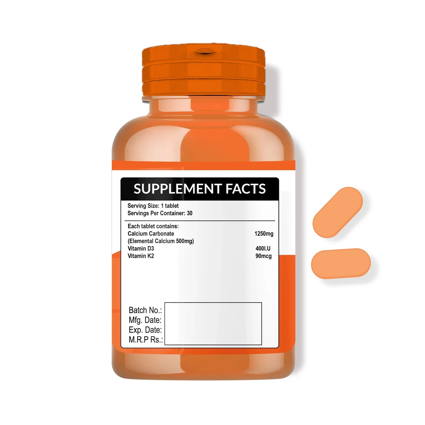 K2-D+ – Boost Bone & Heart Health with Calcium, D3 & K2