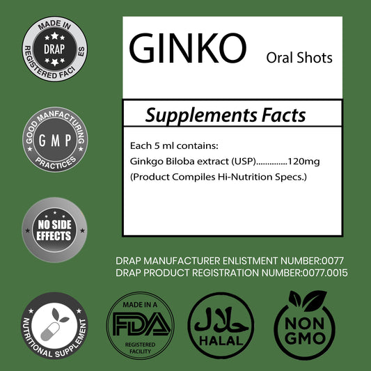 Ginkgo Biloba Syrup – Memory & Cognitive Support Formula