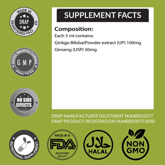 G PRO Drinkable | Enhance Memory & Cognitive Function!