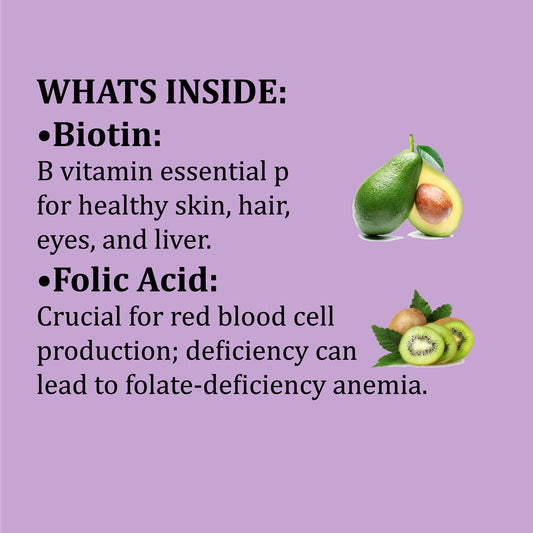 BT-FOLAM – The Ultimate Biotin & Folic Acid Supplement for Healthy Hair, Skin & Nails