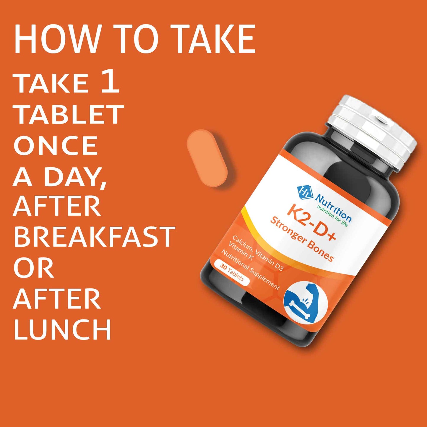K2-D+ – Boost Bone & Heart Health with Calcium, D3 & K2
