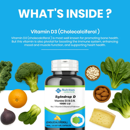SG Indrop D-1000iu – The Ultimate Immunity Booster for Overall Health HI NUTRITION