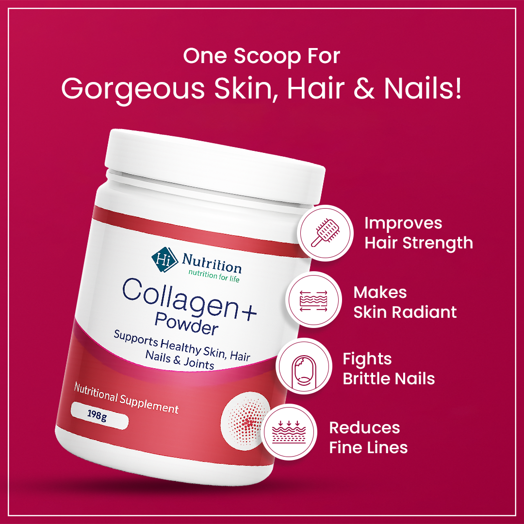 Collagen+ Powder | Supports Healthy Skin, Hair, Nails & Joints BELA GLOW