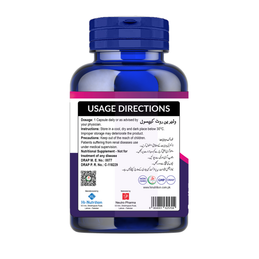 Valerian Root – Natural Herbal Supplement for Restful Sleep