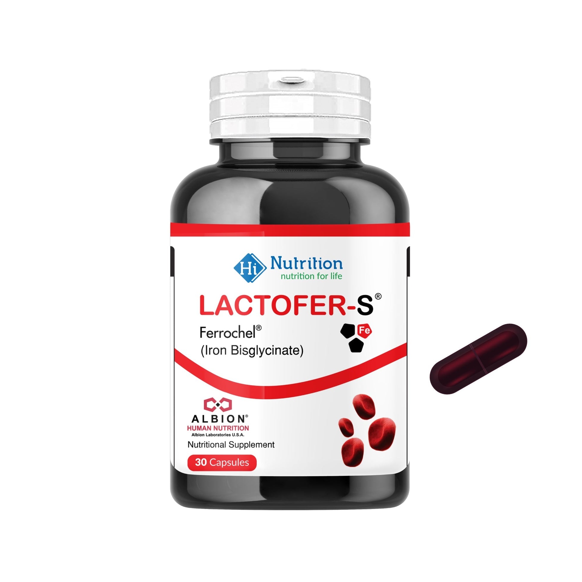 Lactofer-S Capsules – Ultimate Iron Absorption for Energy & Pregnancy Wellness HI NUTRITION