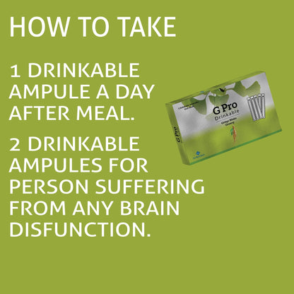 G PRO Drinkable | Enhance Memory & Cognitive Function! HI NUTRITION