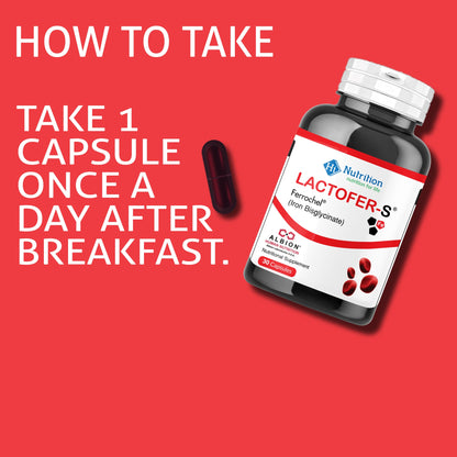 Lactofer-S Capsules – Ultimate Iron Absorption for Energy & Pregnancy Wellness HI NUTRITION