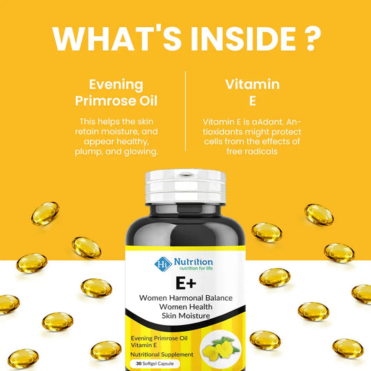 E Plus Softgels | Empower Your Wellness Journey! HI NUTRITION
