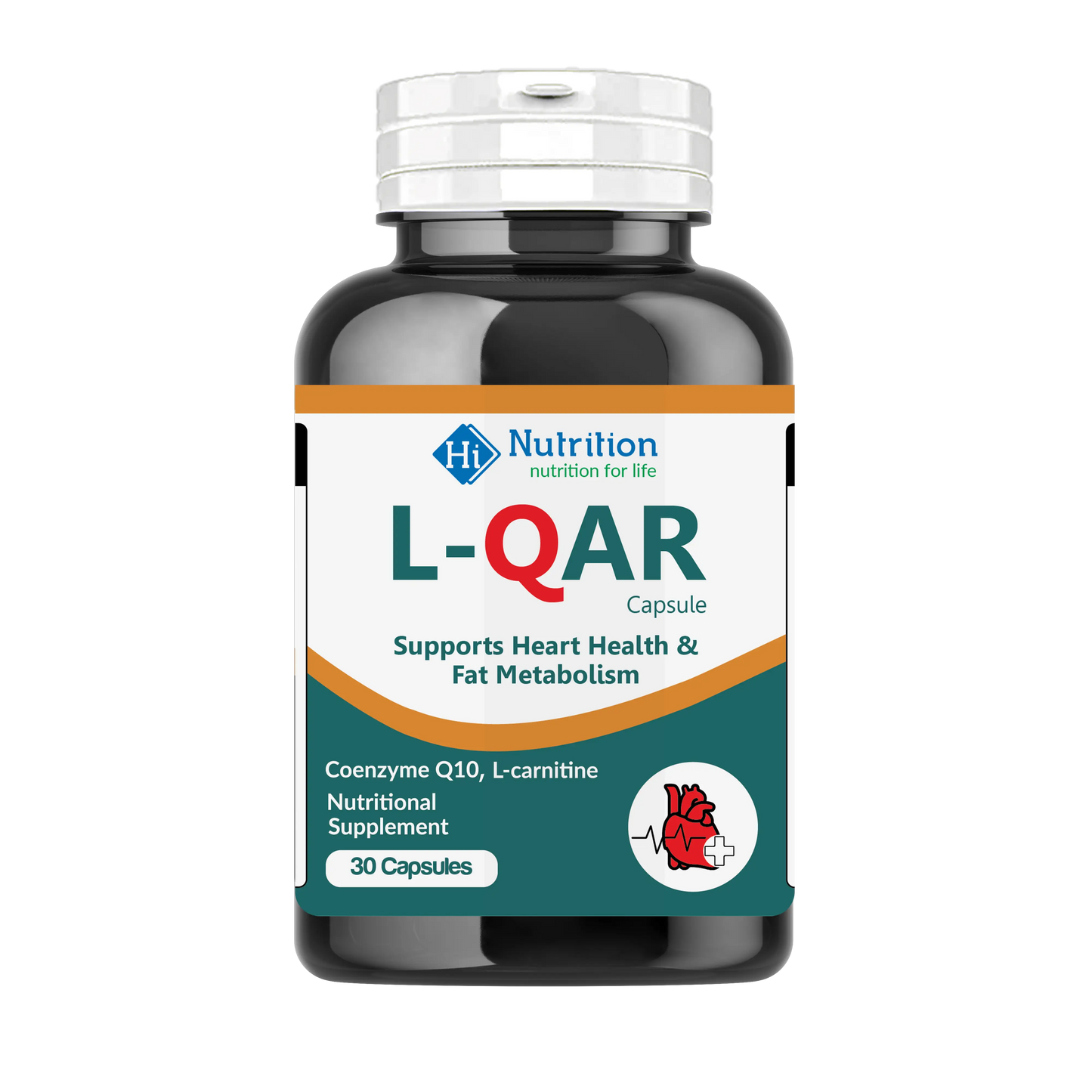 L-QAR – Boost Energy & Heart Health with Coenzyme Q10 & L-Carnitine HI NUTRITION