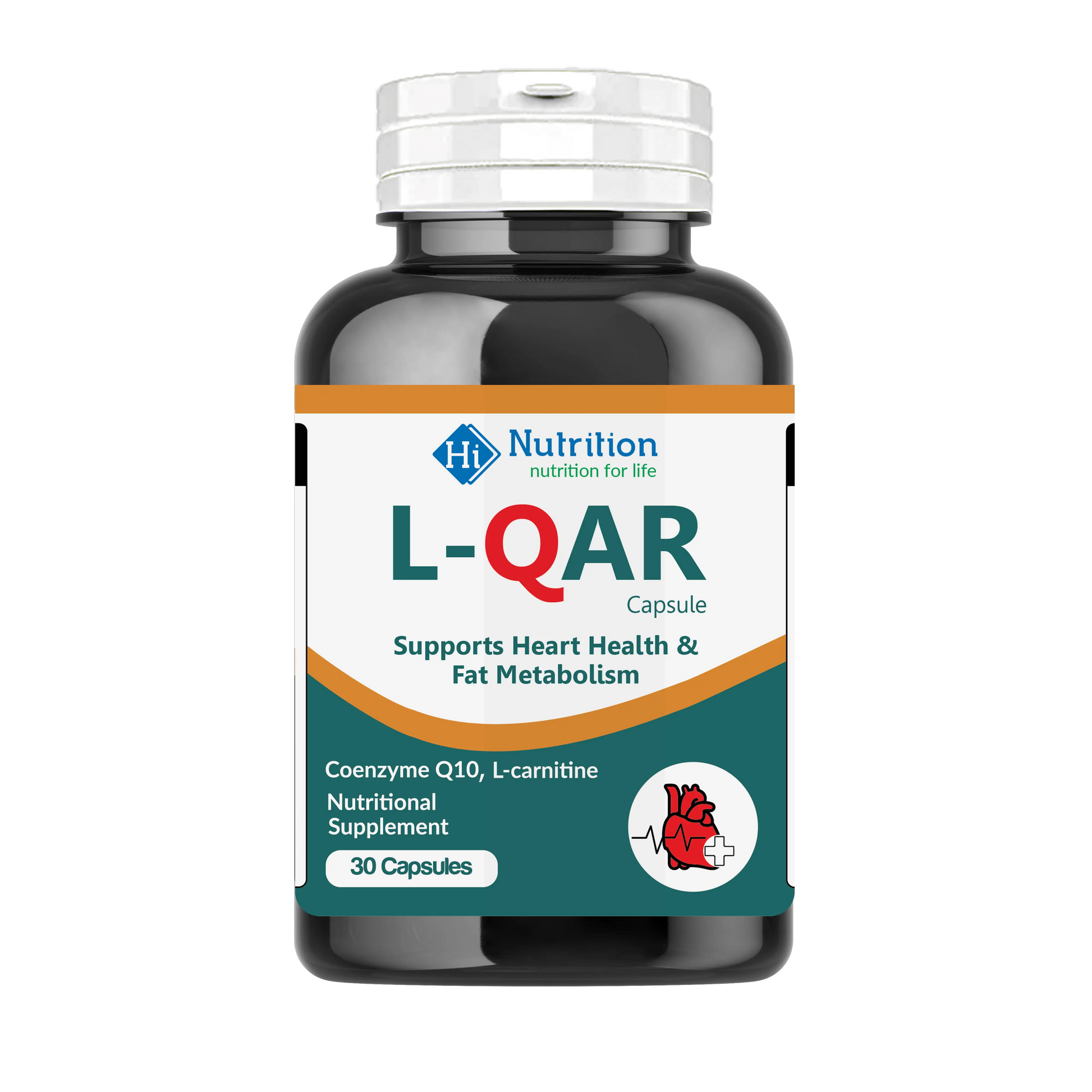 L-QAR – Boost Energy & Heart Health with Coenzyme Q10 & L-Carnitine HI NUTRITION