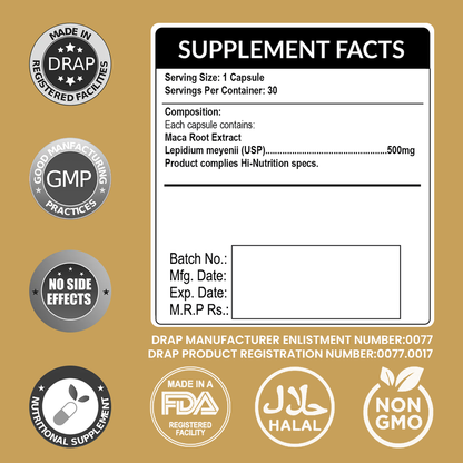Macavit – Powerful Maca Root Supplement for Energy & Mood Balance HI NUTRITION