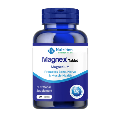 Magnex Tablets - Promotes Bone Strength, Nerve Function & Muscle Recovery HI NUTRITION