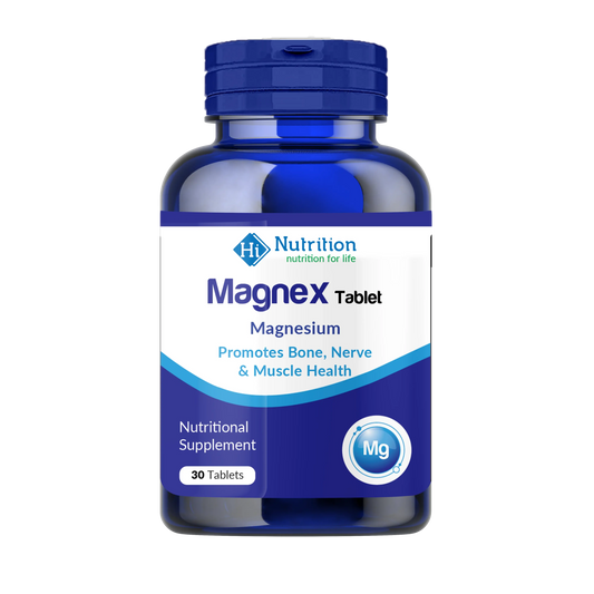 Magnex Tablets - Promotes Bone Strength, Nerve Function & Muscle Recovery HI NUTRITION
