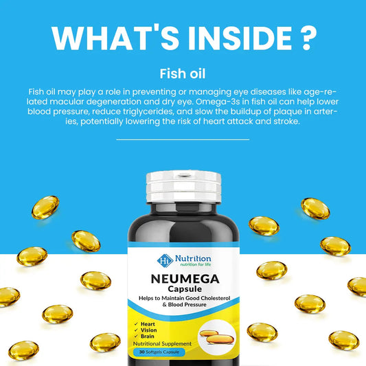 Neumega – Powerful Fish Oil for Heart Health & Vitality HI NUTRITION