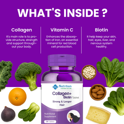 Collagen+ Biotin | Achieve Shiny Hairs & Nails! HI NUTRITION