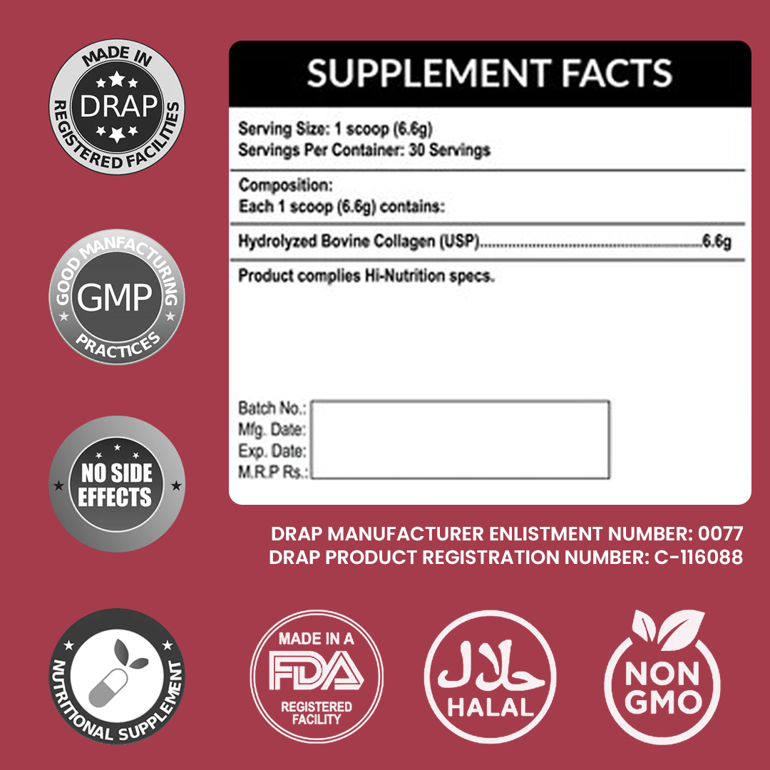 Collagen+ Powder | Elevate Your Daily Wellness Routine! HI NUTRITION