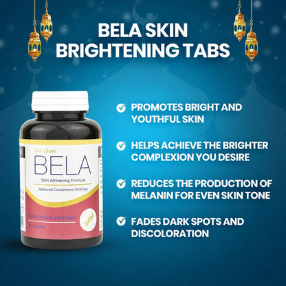 Bela Skin Brightening Tablets 30s Jar BELA GLOW