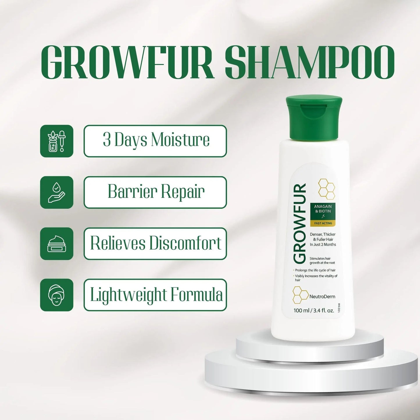 Growfur Hair Growth Shampoo BELA GLOW