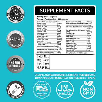 Multi Men - Ultimate Energy & Wellness Support HI NUTRITION