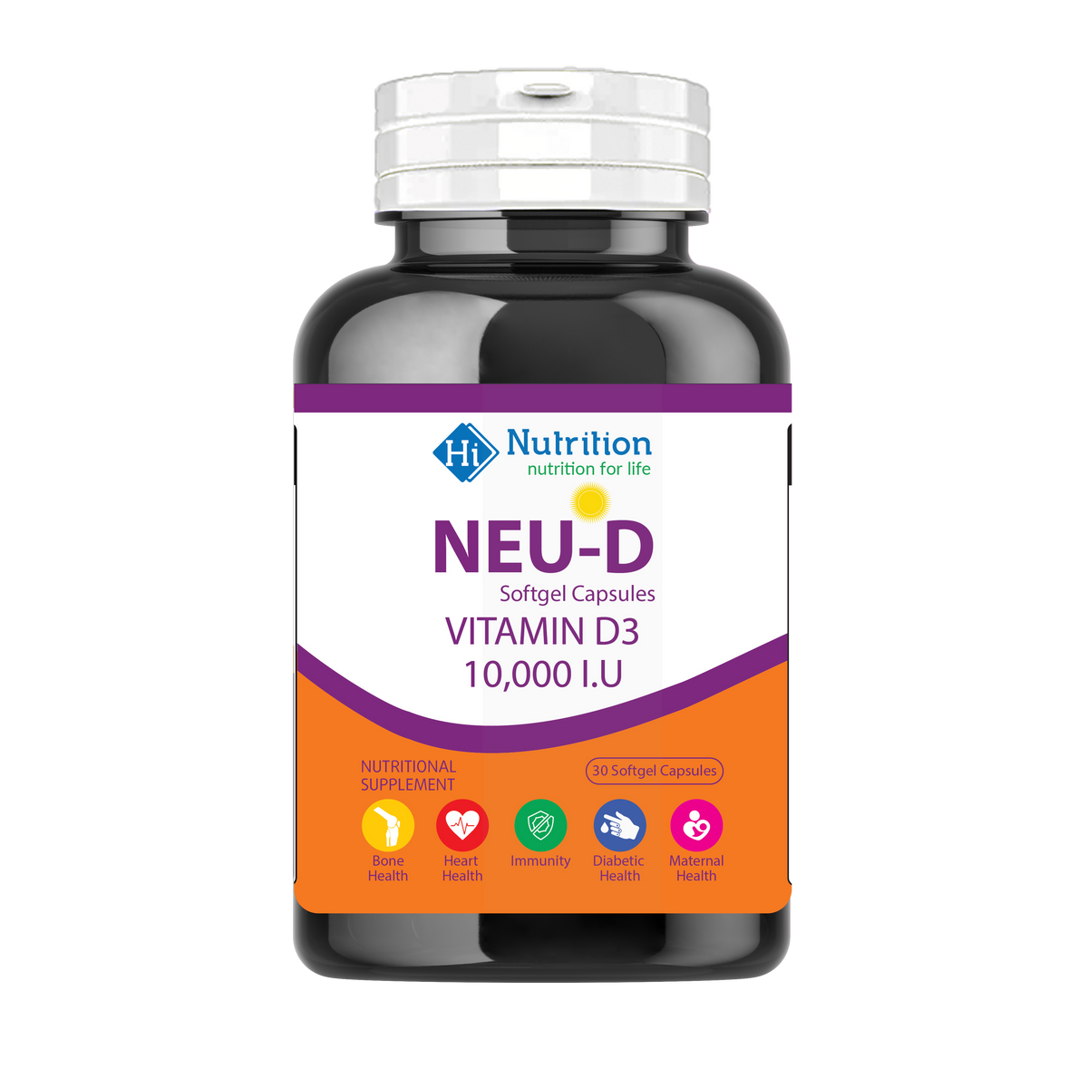 Neu D 10000 IU – Ultra Strength Vitamin D3 Softgels