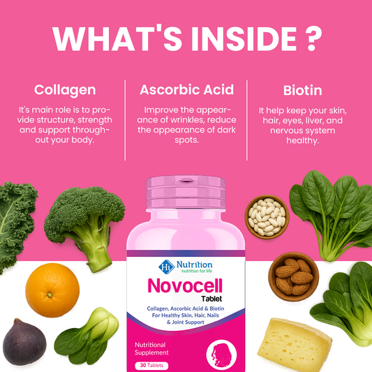 NOVOCELL – The Ultimate Dietary Supplement for Radiant Skin, Hair, and Nail Health HI NUTRITION
