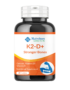 K2D+ supplement bottle – Calcium, Vitamin D3, and Vitamin K2 for bone and heart health